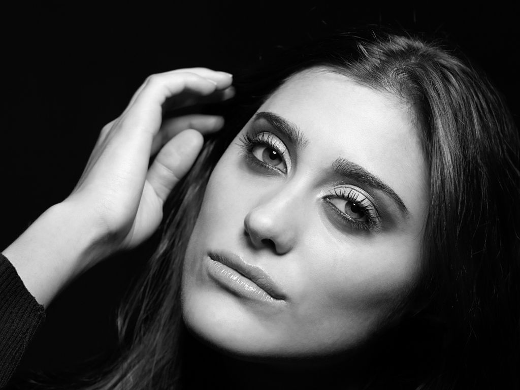 Model portfolio book shot