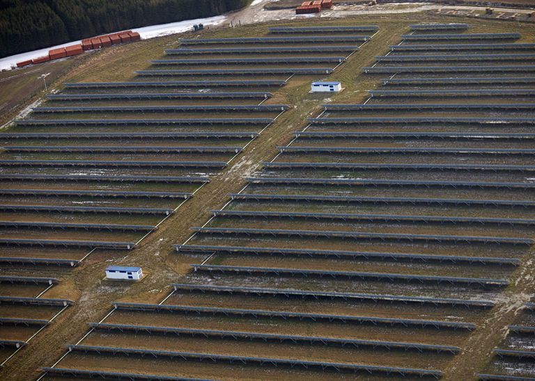 Solar Farm, Solar Panel, Green energy
